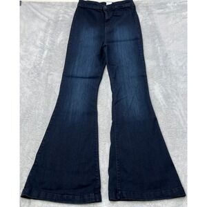 Mint Defiance Dark Wash High Rise Huge Bell Bottom Flare Jeans 13/31 Womens